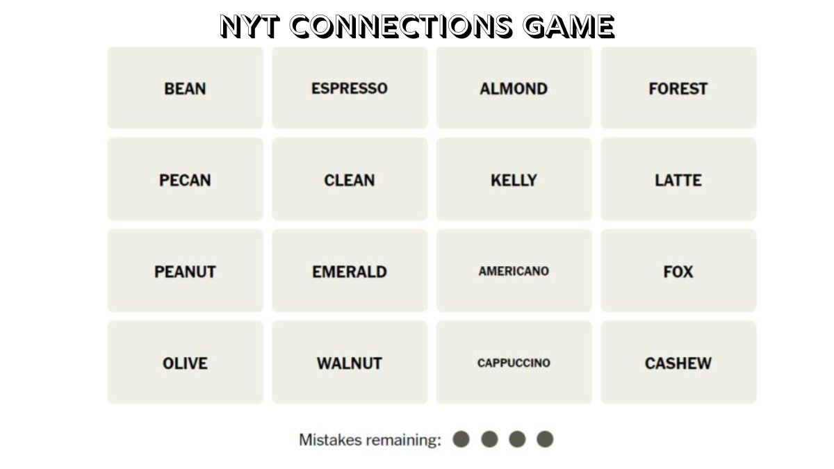 nyt connections game